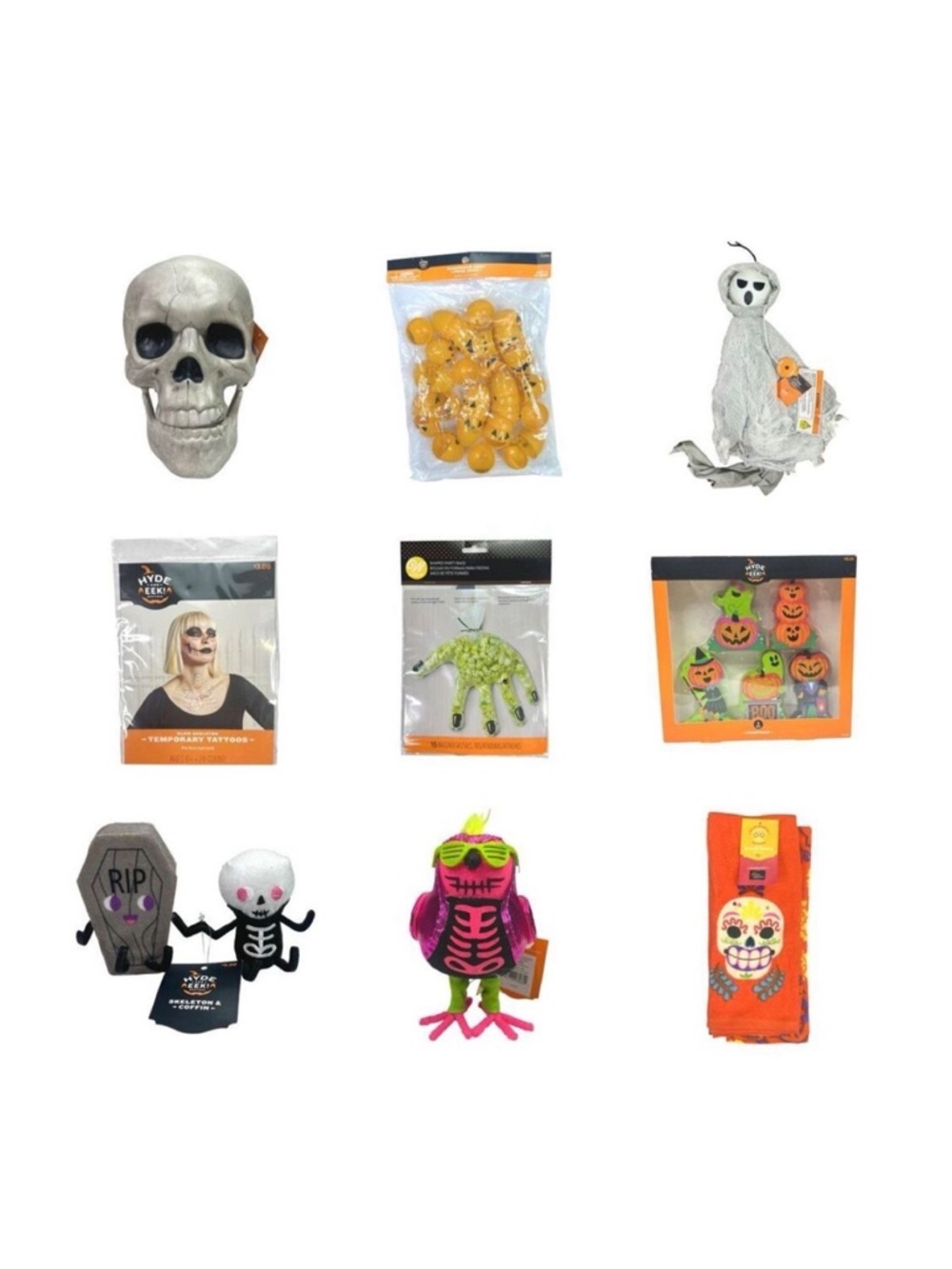 Halloween Party / Decor / Miscellaneous Bundle - 9 Items
